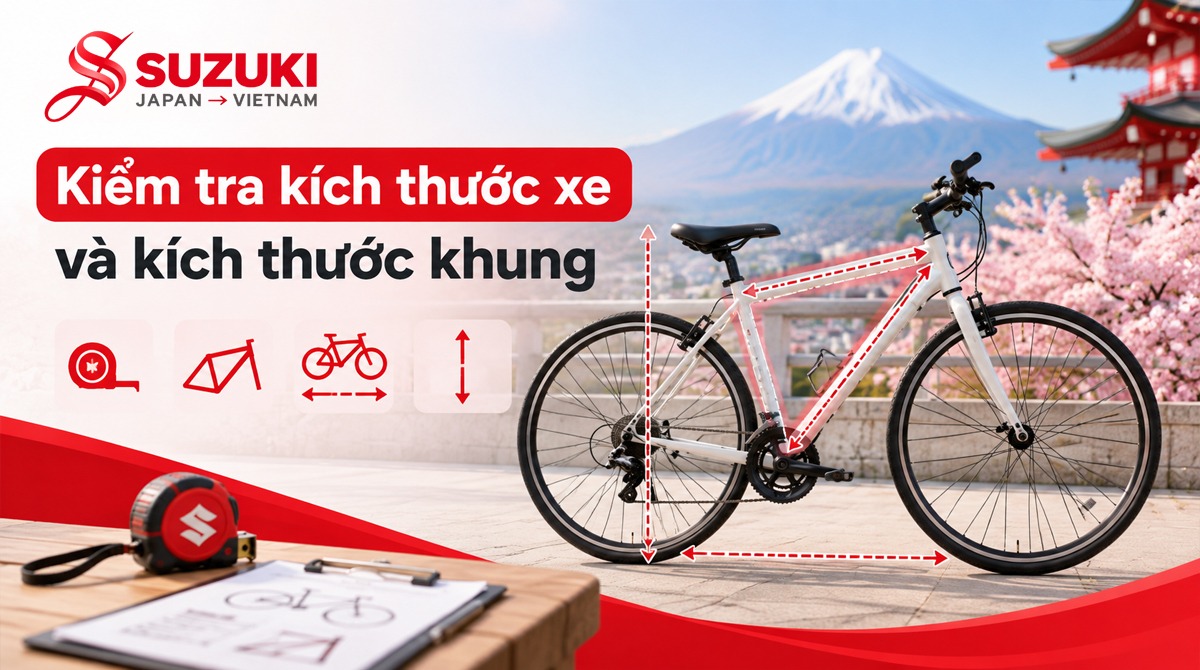 Kiểm tra kích thước xe và kích thước khung