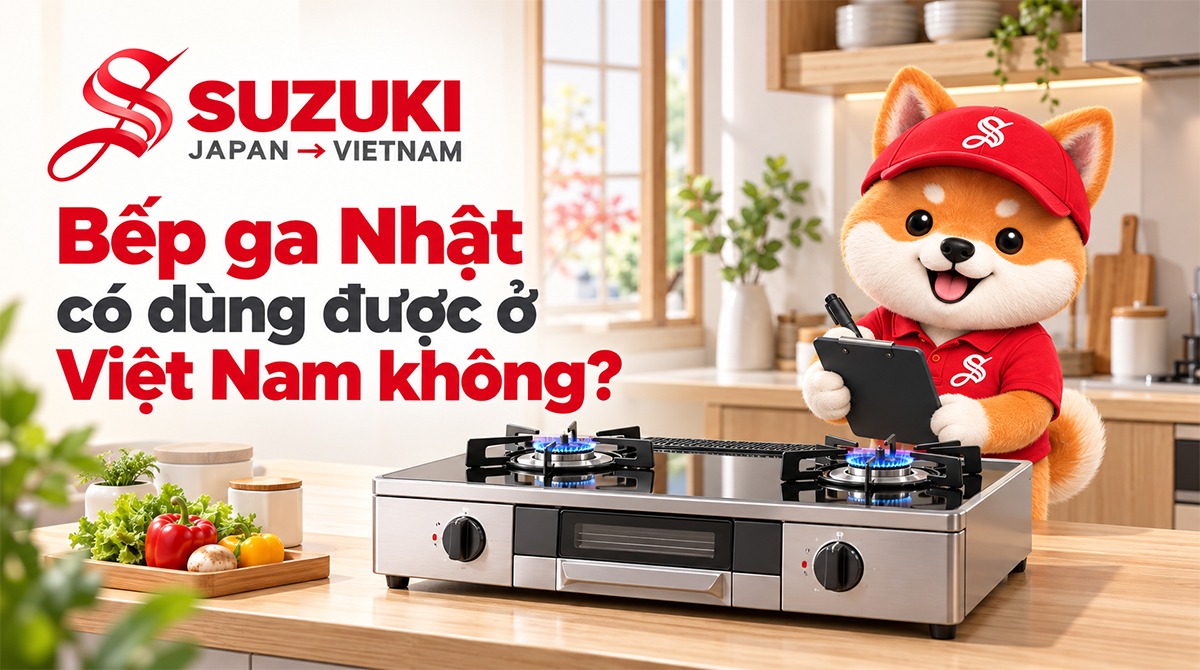 Bếp ga Nhật có dùng được ở Việt Nam không? Cách kiểm tra và mua về