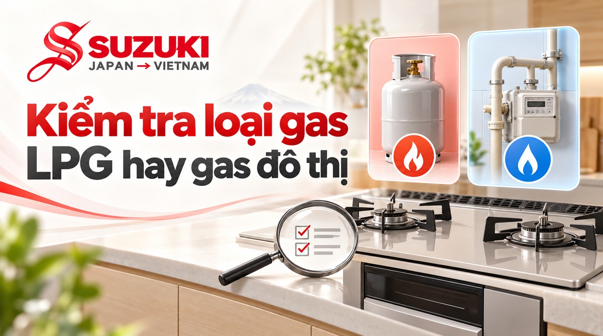 Kiểm tra loại gas LPG hay gas đô thị