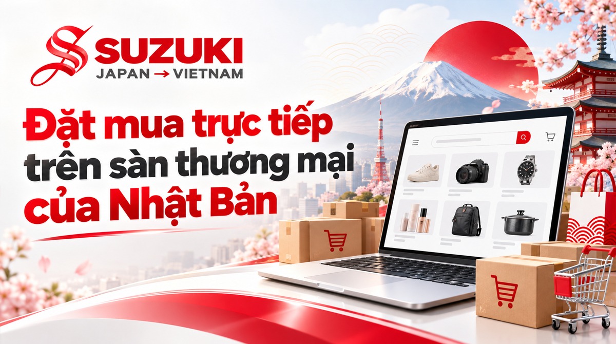 Đặt mua trực tiếp trên sàn thương mại của Nhật Bản