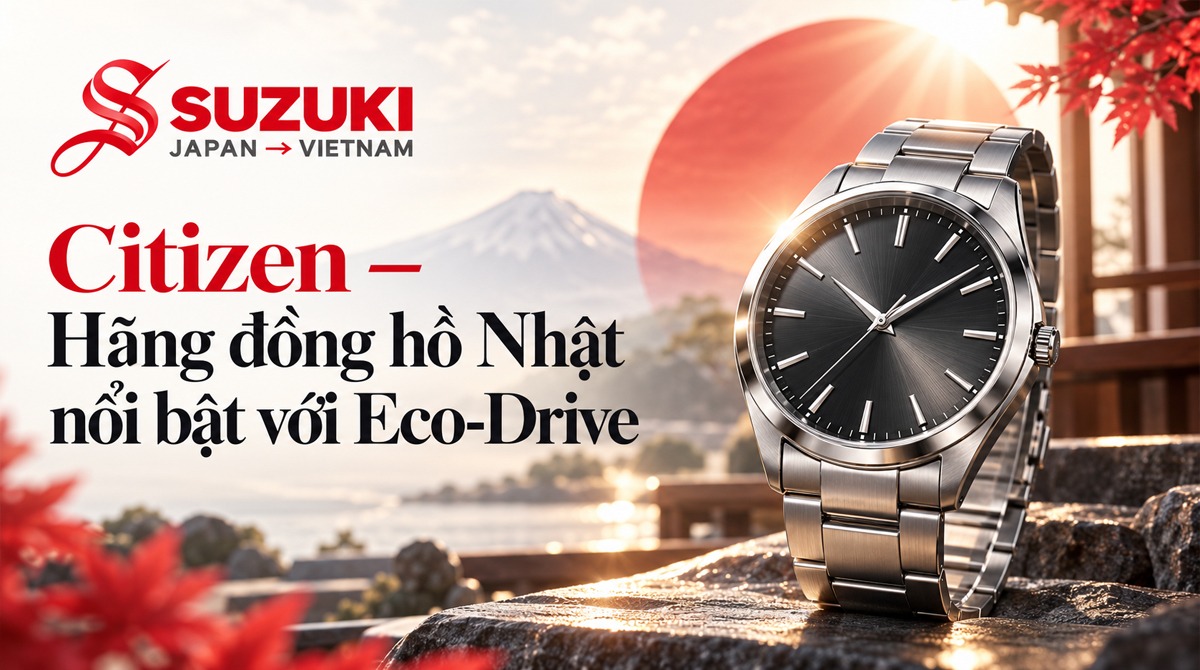 Citizen – Hãng đồng hồ Nhật nổi bật với Eco-Drive