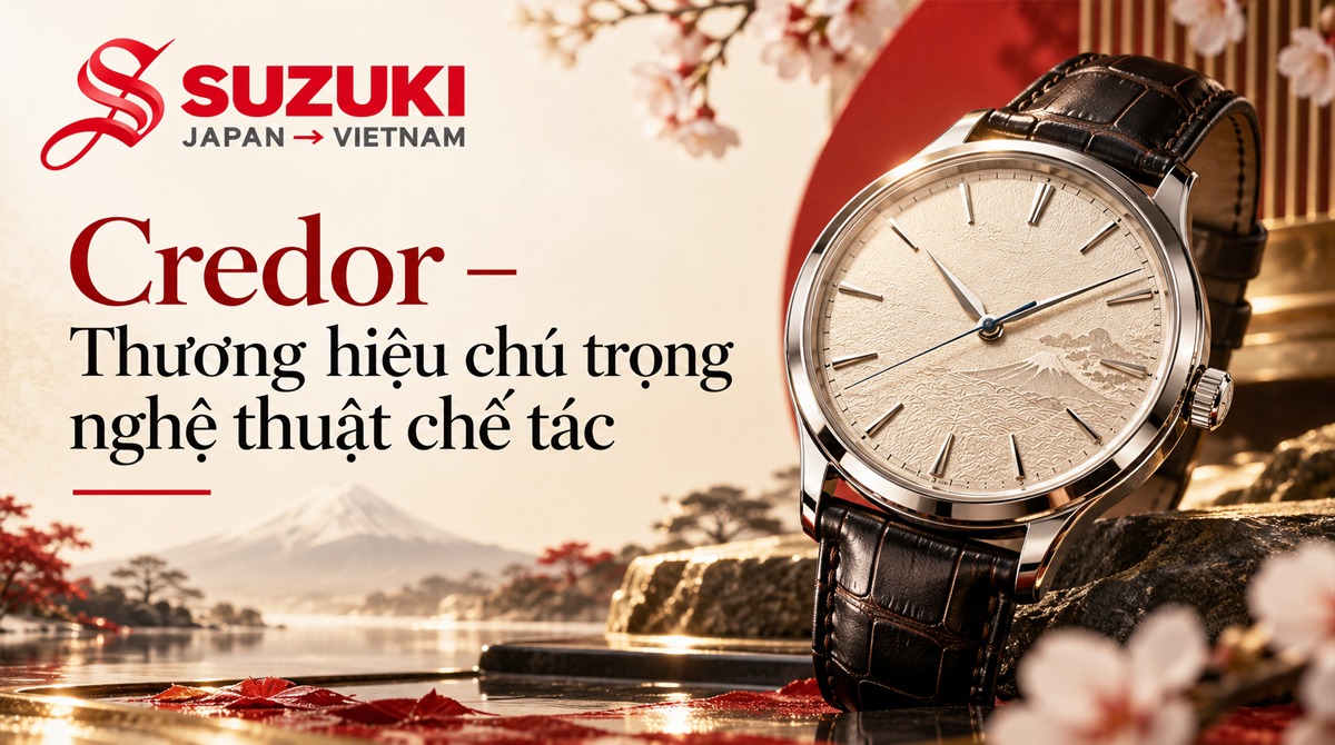 Credor – Thương hiệu chú trọng nghệ thuật chế tác