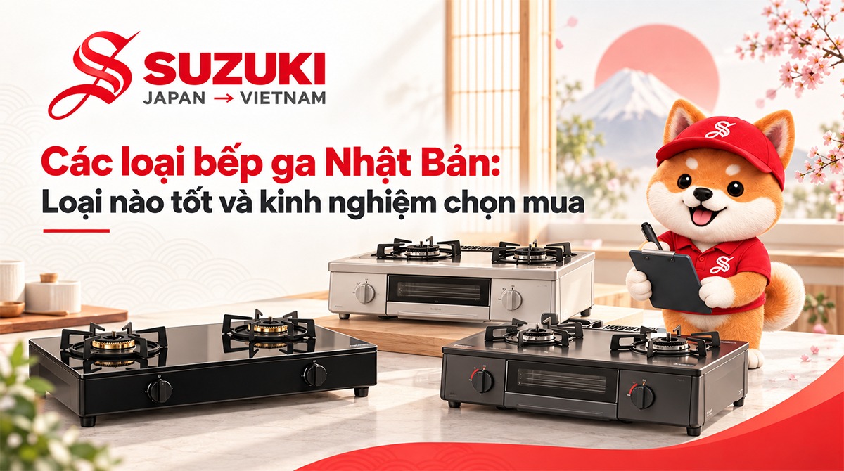 Các loại bếp ga Nhật Bản: Loại nào tốt và kinh nghiệm chọn mua
