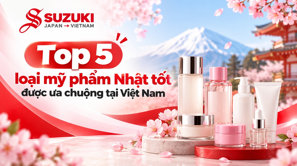 Top 5 loại mỹ phẩm Nhật tốt được ưa chuộng tại Việt Nam