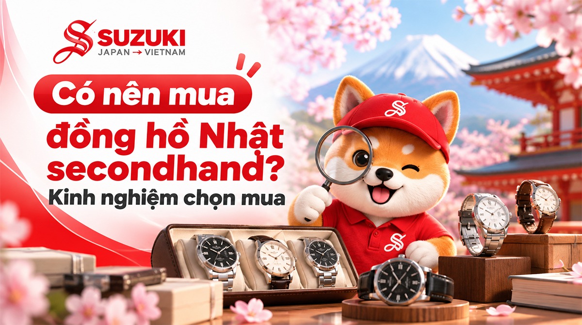 Có nên mua đồng hồ Nhật secondhand? Kinh nghiệm chọn mua