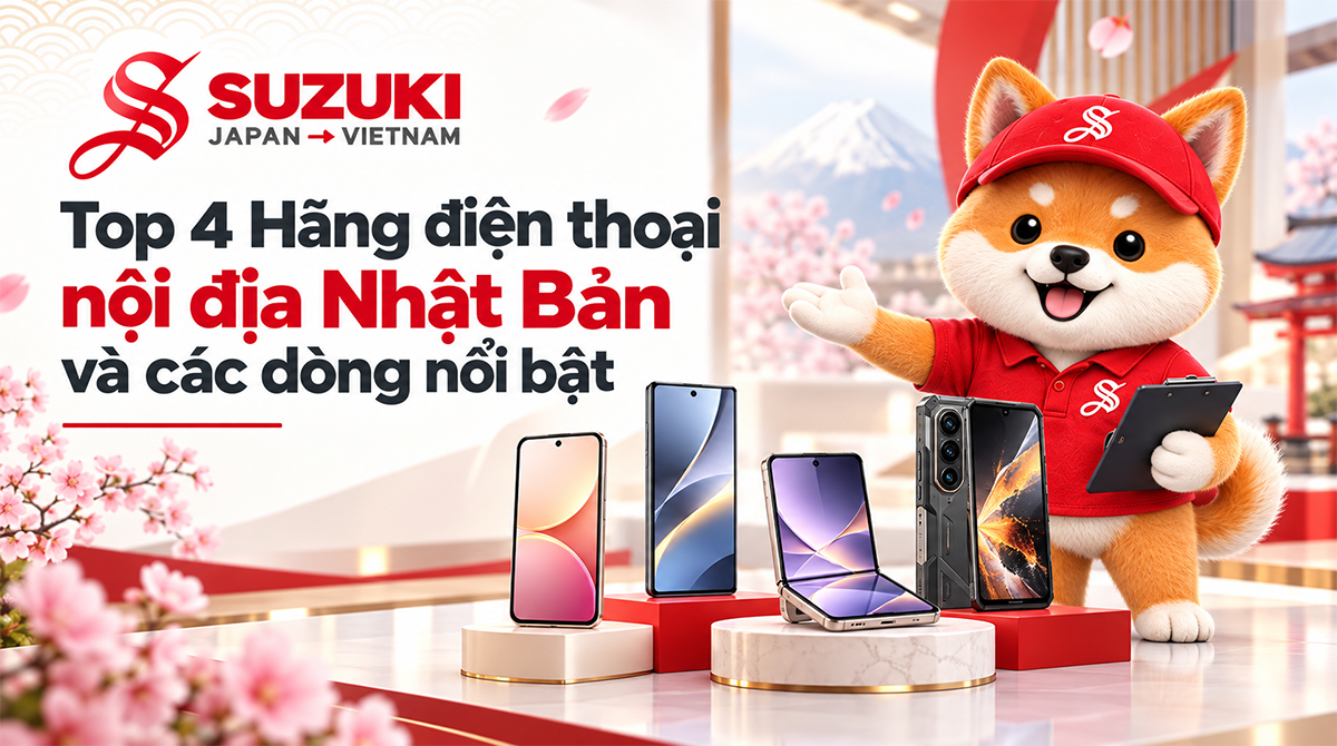 Top 4 Hãng điện thoại nội địa Nhật Bản và các dòng nổi bật