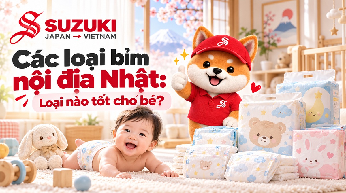 Các loại bỉm nội địa Nhật: Loại nào tốt cho bé?