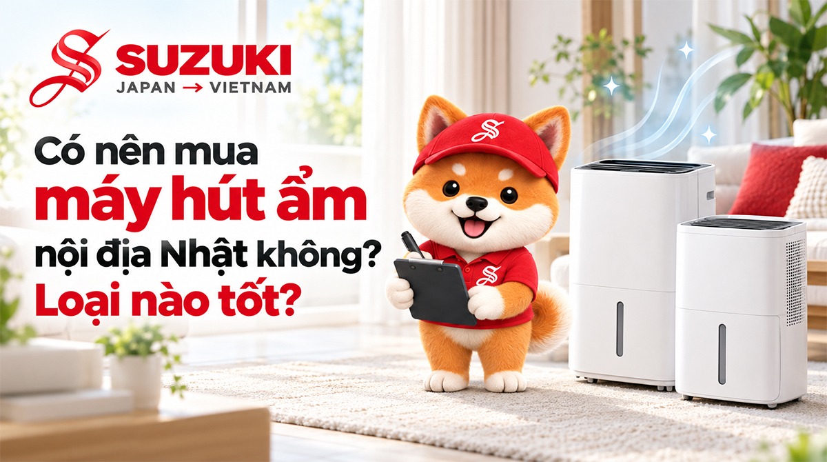 Có nên mua máy hút ẩm nội địa Nhật không? Loại nào tốt?