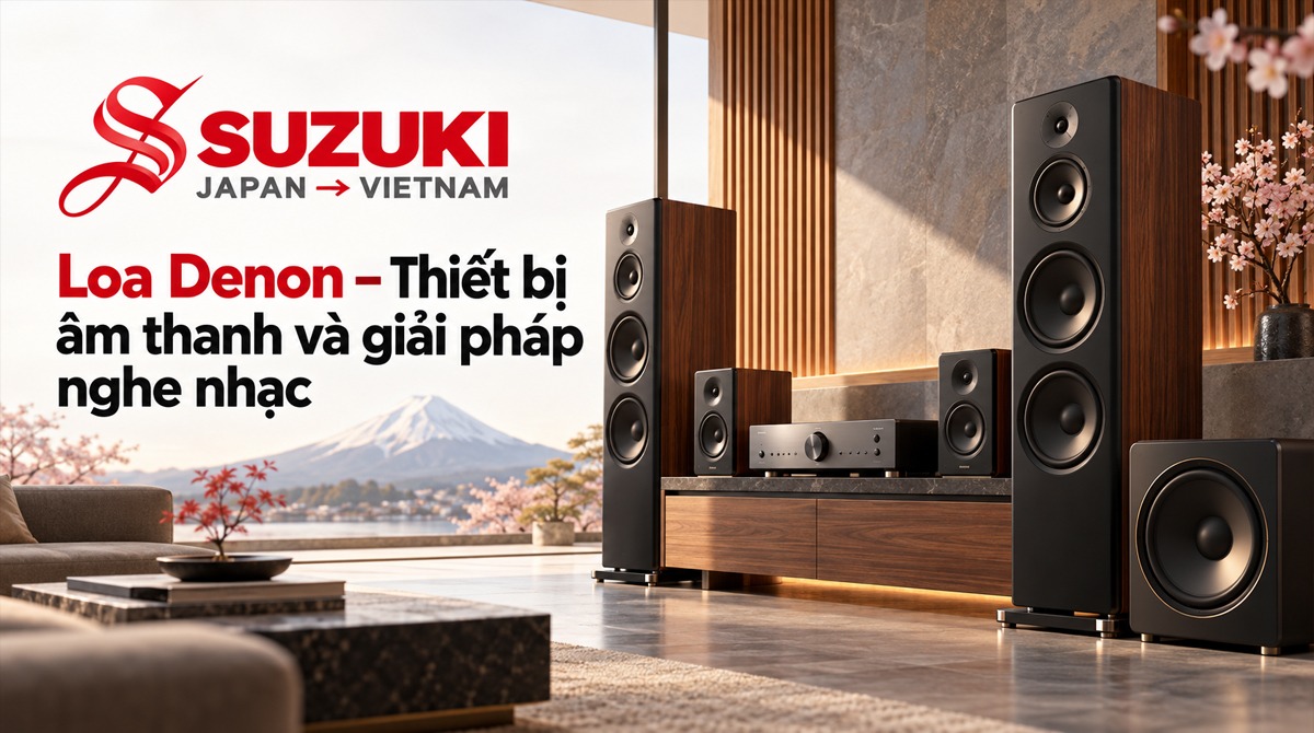 Loa Denon – Thiết bị âm thanh và giải pháp nghe nhạc