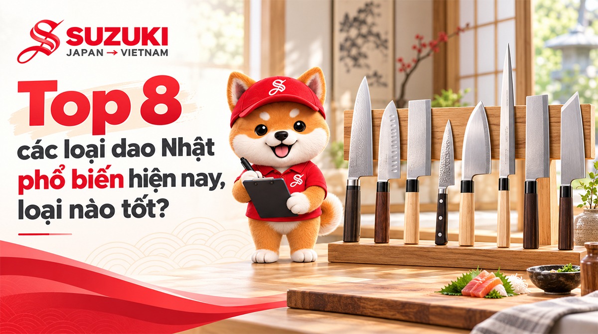 Top 8 các loại dao Nhật phổ biến hiện nay, loại nào tốt?