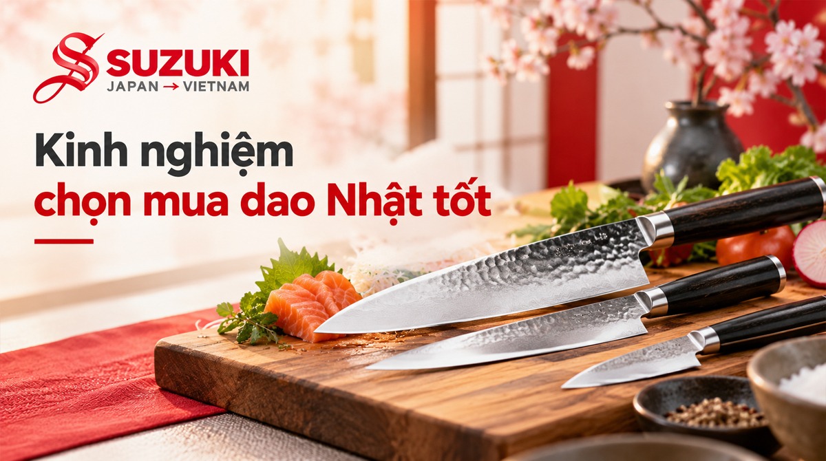 Kinh nghiệm chọn mua dao Nhật tốt