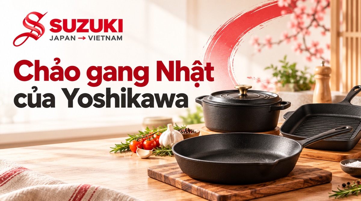 Chảo gang Nhật của Yoshikawa
