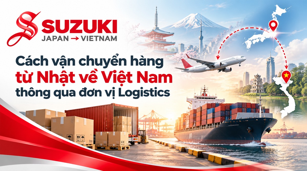 Cách vận chuyển hàng từ Nhật về Việt Nam thông qua đơn vị Logistics