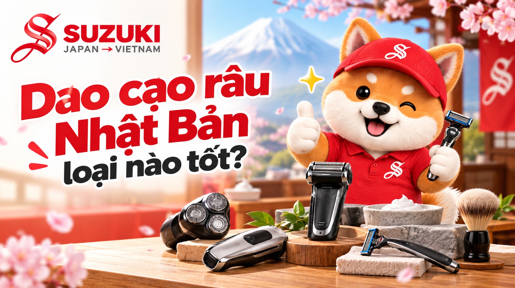 Dao cạo râu Nhật Bản loại nào tốt? Top 4 thương hiệu nội địa đáng mua