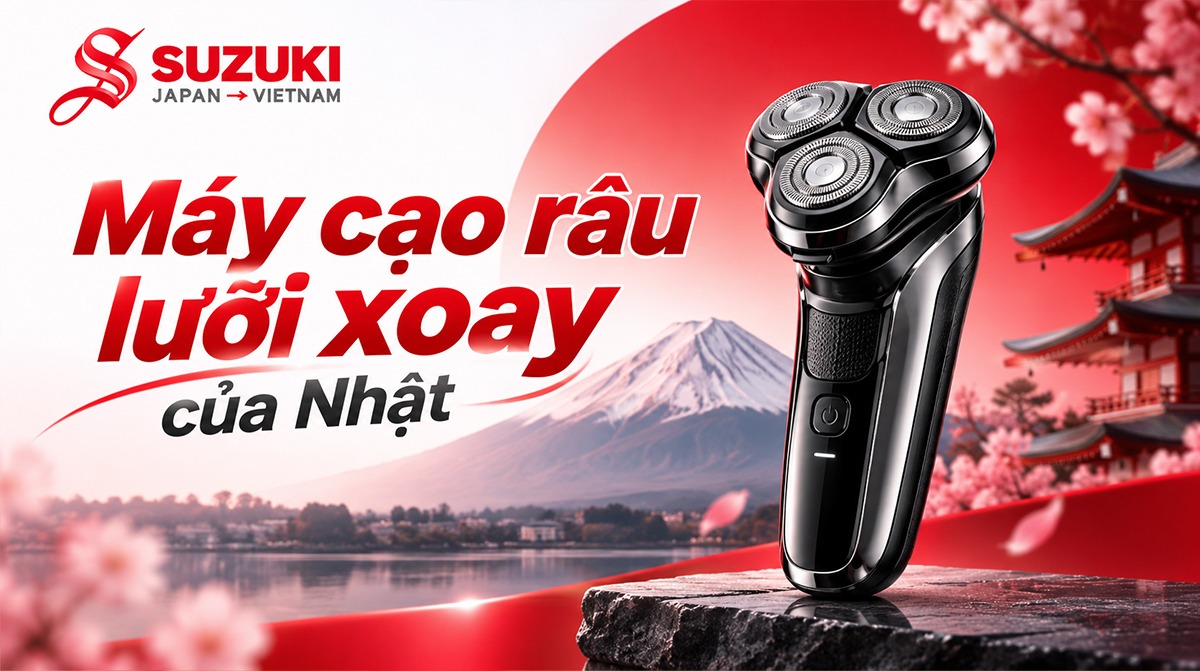 Máy cạo râu lưỡi xoay