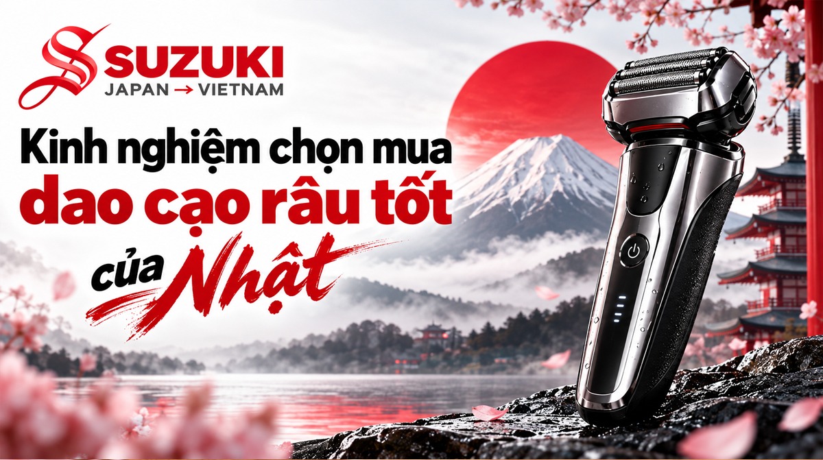 Kinh nghiệm chọn mua dao cạo râu tốt của Nhật