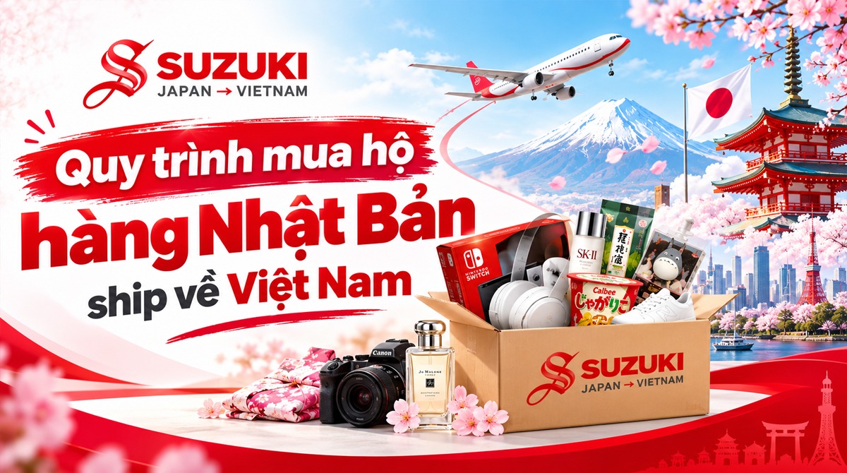 Quy trình mua hộ hàng Nhật Bản ship về Việt Nam