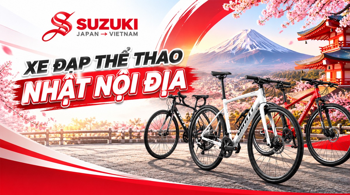 Xe đạp thể thao Nhật nội địa