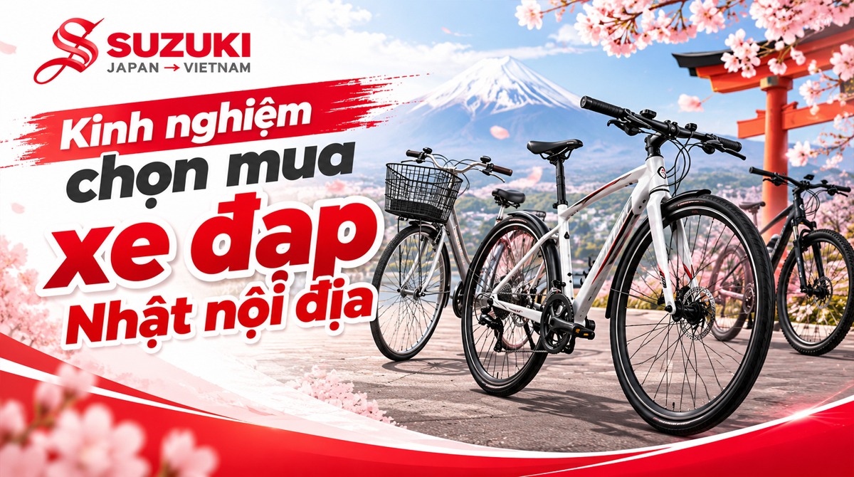 Kinh nghiệm chọn mua xe đạp Nhật nội địa